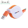 Retractable USB C Charging Cable 1M 2A Fast Sync Type C Data Cable