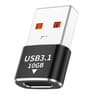 120W USB C OTG Adapter 10Gbps USB 31 Fast Charging Type C Converter 0