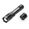 Rechargeable Zoomable LED Flashlight With Side Camping Light  Emergency Warning Mode 0