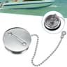 38mm Marine Fuel Deck Fill Cap With Chain 316 Stainless Steel Boat Fuel Filler Replacement 0