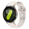 Samsung Galaxy Watch 7 Band 20mm Silicone Watch Strap With Wavy Grain Reverse Buckle 8