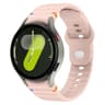 Samsung Galaxy Watch 7 Band 20mm Silicone Watch Strap With Wavy Grain Reverse Buckle 15
