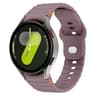 Samsung Galaxy Watch 7 Band 20mm Silicone Watch Strap With Wavy Grain Reverse Buckle 16