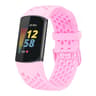 Breathable Silicone Watch Band For Fitbit Charge 6  Charge 5 Adjustable Replacement Strap 3