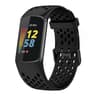 Breathable Silicone Watch Band For Fitbit Charge 6  Charge 5 Adjustable Replacement Strap 11