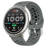 Silicone Sport Watch Band With Silver Buckle Adjustable Replacement Watch Strap 15