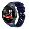 Huawei Watch GT 2e Silicone Watch Band Soft Adjustable Replacement Strap with Round Hole Design