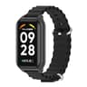 Mijobs Ocean Silicone Watch Band With Metal Shell For Xiaomi Smart Band 8 Active Redmi Band 2 9