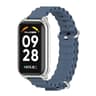Mijobs Ocean Silicone Watch Band With Metal Shell For Xiaomi Smart Band 8 Active Redmi Band 2 14