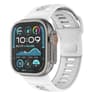 Apple Watch Silicone Watch Band Checkered Reverse Buckle Adjustable Sport Strap