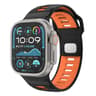 Apple Watch Silicone Watch Band Checkered Reverse Buckle Adjustable Sport Strap