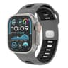 Apple Watch Silicone Watch Band Checkered Reverse Buckle Adjustable Sport Strap