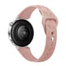 18mm Slim Silicone Watch Band With Reverse Buckle Ice Crystal Adjustable Replacement Strap 3