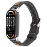 Xiaomi Smart Band 10 9 8 Leather Watch Band Rivet Camellia Microfiber Replacement Strap 11