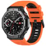 Amazfit T Rex 3 Silicone Watch Band Two Color Sport Replacement Strap With Black Buckle 7