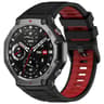 Amazfit T Rex 3 Silicone Watch Band Two Color Sport Replacement Strap With Black Buckle 2