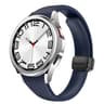 Samsung Galaxy Watch6 Magnetic Leather Watch Band Slim Silicone Watch Strap With Black Buckle 14