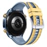 Silicone Watch Band Two Color Woven Texture Quick Release Replacement Strap 9