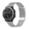 Amazfit T Rex Pro Stainless Steel Watch Band Fine Mesh Adjustable Metal Strap 7