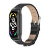 MIJOBS Xiaomi Mi Band 7 Strap Metal Case With Microfiber Leather Watch Band Replacement 1