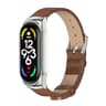 MIJOBS Xiaomi Mi Band 7 Strap Metal Case With Microfiber Leather Watch Band Replacement 2