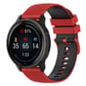 Suunto 5 Peak Silicone Watch Band Two Color Plaid Texture Replacement Watch Strap 22mm 5