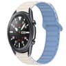 Samsung Galaxy Watch3 45mm Magnetic Silicone Watch Band Dual Color Adjustable Replacement Strap 5