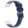 Universal Silicone Watch Band Two Color Transparent Replacement Watch Strap 16