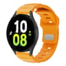 Fluororubber Watch Band With Reverse Buckle Adjustable Soft Sport Replacement Strap 0