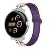 22mm Magnetic Silicone Watch Band D Shaped Tri Bead Adjustable Smartwatch Replacement Strap