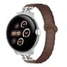 22mm Magnetic Silicone Watch Band D Shaped Tri Bead Adjustable Smartwatch Replacement Strap