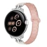 22mm Magnetic Silicone Watch Band D Shaped Tri Bead Adjustable Smartwatch Replacement Strap