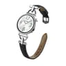 Genuine Leather Watch Band D Shape Metal Buckle Soft Adjustable Replacement Strap 3