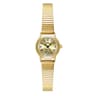 BS Bee Sister Vintage Womens Watch Small Round Quartz Watch With Bamboo Expansion Band 8