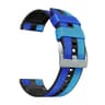 Universal 22mm Silicone Leather Watch Band Soft Comfortable Replacement Watch Strap 4