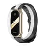 Mijobs Xiaomi Mi Band 9 Leather Band Double Loop Leather Watch Band For Mi Band 8 9 9 NFC 3