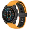 Garmin Fenix 8 AMOLED 47mm Magnetic Silicone Watch Band Two Color Quick Release Replacement Strap 3