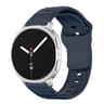 Samsung Galaxy Watch8 Classic Silicone Watch Band Wave Texture Adjustable Sport Strap