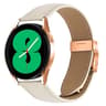 Leather Watch Band Lychee Texture Rose Gold Buckle Replacement Watch Strap 9