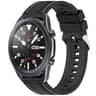 Samsung Galaxy Watch3 45mm Silicone Watch Band Quick Release Two Side Stitching Replacement Strap