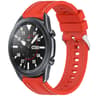 Samsung Galaxy Watch3 45mm Silicone Watch Band Quick Release Two Side Stitching Replacement Strap