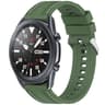 Samsung Galaxy Watch3 45mm Silicone Watch Band Quick Release Two Side Stitching Replacement Strap
