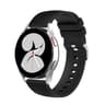 Samsung Galaxy Watch5 40mm 44mm Watch5 Pro Silicone Watch Band With Pockmarked Texture And Silver B 3