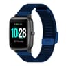 Stainless Steel Mesh Watch Band Snap Fit Replacement Watch Strap For Smartwatches 2
