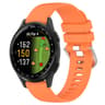 Garmin Approach S50 Silicone Watch Band 20mm Soft Waterproof Replacement Strap With Silver Buckle 4