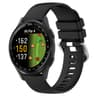 Garmin Approach S50 Silicone Watch Band 20mm Soft Waterproof Replacement Strap With Silver Buckle 9