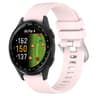 Garmin Approach S50 Silicone Watch Band 20mm Soft Waterproof Replacement Strap With Silver Buckle 12