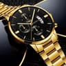 Luxury Calendar Quartz Watch for Man, Fashion Men Business Watches, Clock Relogio Masculino