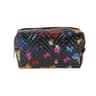 PU Leather Pencil Storage Box, Colorful Glossy Butterfly Print, Portable Desk Organizer for Office