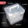 Transparent Waterproof Marker Pen Organizer MultiSlot Handheld Storage Box For Desk And Students 6